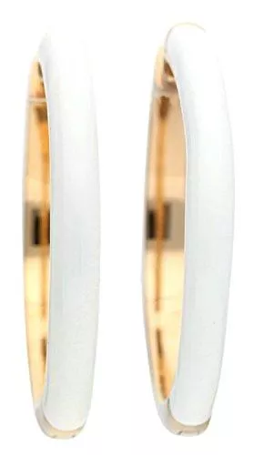 ESPRIT Schmuck Esprit Jewels Damen-Creolen Edelstahl Fancy white rose ESCO11656G000