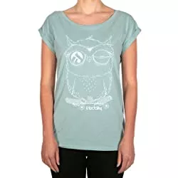 IRIEDAILY T-Shirts IRIEDAILY Damen T-Shirt aus Bio-Baumwolle - Skateowl 2 Tee