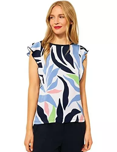 STREET ONE Kurzarmblusen Street One Damen Sommertop
