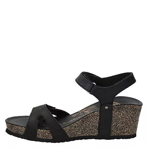 Panama Jack Sandalen & Slides Panama Jack Damen Julia Basics Offene Sandalen mit Keilabsatz