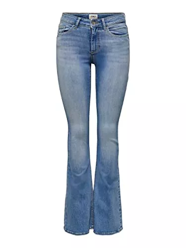 ONLY Jeans ONLY Female Flared Jeans ONLBlush Life Mid