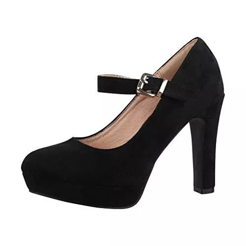 Elara High Heels Elara Damen High Heels Pumps Riemchen Vintage Chunkyrayan