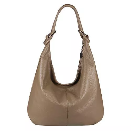 OBC Only-Beautiful-Couture Taschen & Rucksäcke OBC Made in Italy Damen XXL Ledertasche Leder Wildleder Shopper Tasche Schultertasche Umhängetasche Hobo-Bag Beuteltasche
