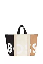BOSS Taschen & Rucksäcke BOSS Damen Deva EW Tote-FC Tote Bag aus Baumwoll-Mix mit charakteristischen Streifen