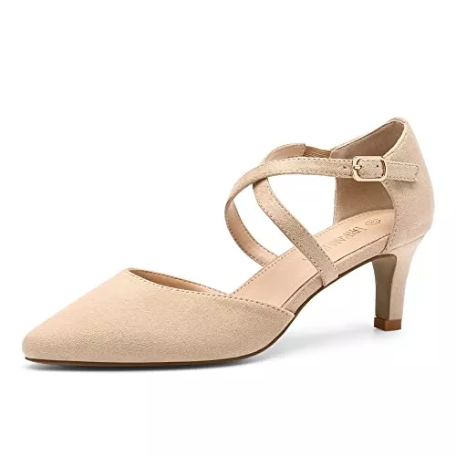 DREAM PAIRS High Heels DREAM PAIRS Damen Pumps Sandale Pumps mit verstellbarem Schnallenverschluss