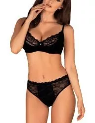 Generic Unterwäsche & Dessous Generic Obsessive Laurise Dessous-Set schwarz