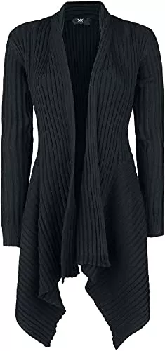 Black Premium by EMP Strickjacken Black Premium by EMP Damen schwarzer Strick-Cardigan