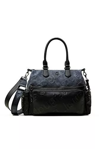 Desigual Taschen & Rucksäcke Desigual Damen Pu SHOULDER BAG, Blau, M EU