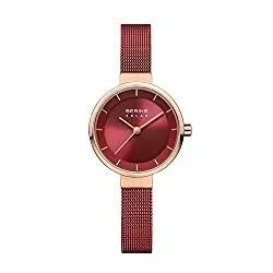 BERING Uhren Bering Damen Analog Solar Collection Armbanduhr mit Edelstahl Armband und Saphirglas