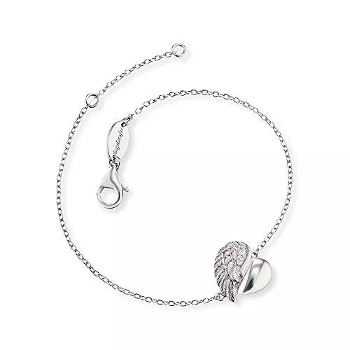 Engelsrufer Schmuck Engelsrufer Damen Herzflügel Armband Rosévergoldet 925er-Sterlingsilber Weiße Zirkonia