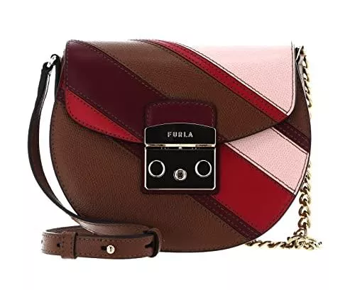 Furla Taschen & Rucksäcke Furla Metropolis Mini Crossbody Round Toni Cognac