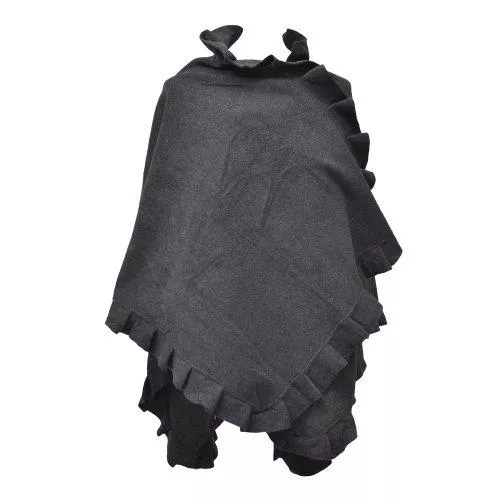 Toutacoo Strickjacken Toutacoo, Poncho Cape aus Fleece - Damen
