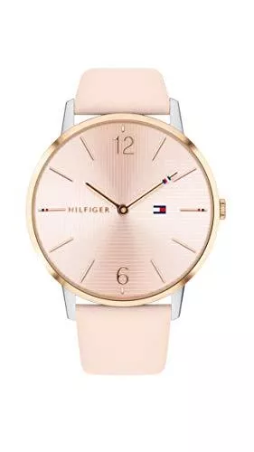 Tommy Hilfiger Uhren Tommy Hilfiger Damen Analog Quarz Uhr mit Leder Armband 1781973