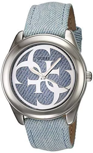 GUESS Uhren GUESS G-Twist Damen-Armbanduhr 40mm Armband Leder Blau Quarz Analog W0895L7