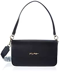 Tommy Hilfiger Taschen & Rucksäcke Tommy Hilfiger Damen Iconic Tommy Umhängetasche mit kultiger Aufschrift Tomy, Wüstenhimmel, Medium