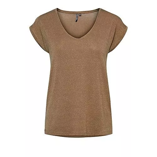 PIECES T-Shirts PIECES Damen Pcbillo Tee_Lurex Stripes T-Shirt