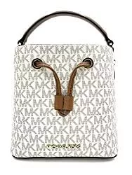 Michael Kors Taschen & Rucksäcke Michael Kors Suri Small Bucket Bag in Vanilla PVC