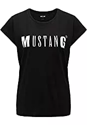MUSTANG T-Shirts MUSTANG Damen Logo Tee T-Shirt