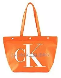 Calvin Klein Taschen & Rucksäcke Calvin Klein Canvas Utility EW Bottom Tote M Orangeade