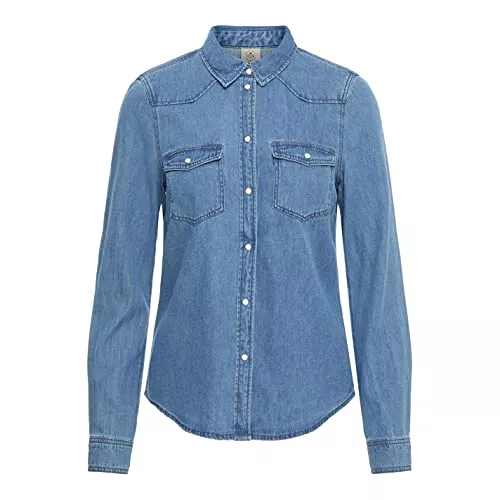 VERO MODA Hemdblusen VERO MODA Female Jeanshemd Slim Fit