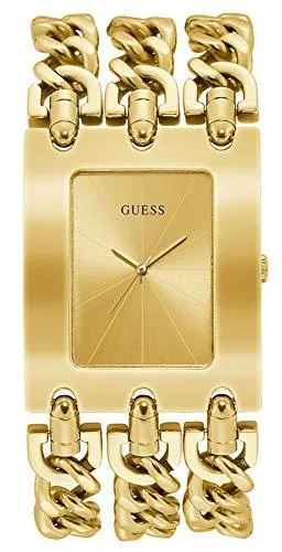 GUESS Uhren Guess Damen Analog Uhr Heavy Metal mit Edelstahl Armband