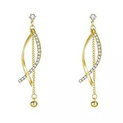 Kruckel Schmuck Kruckel 7139026 Sparkling Lines &amp; Curves Stud Earrings