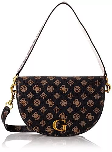 GUESS Taschen & Rucksäcke Guess Damen Creme DANNA SADDLE BAG