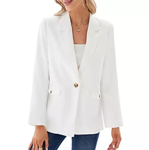 GRACE KARIN Blazer GRACE KARIN Damen Blazer Langer Freianzug Herbst Locker Langarm Jacke CL1631A22JSY