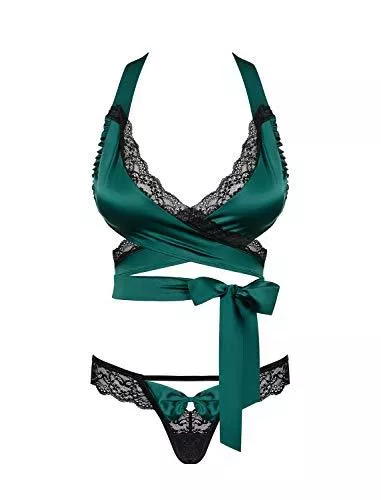 Obsessive Unterwäsche & Dessous Obsessive Damen Neckholder-Top mit String M1721
