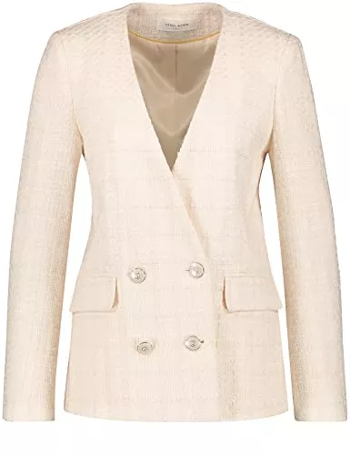 Gerry Weber Blazer Gerry Weber Damen Blazer mit Struktur Langarm Blazer Langarm gefüttert Blazer unifarben