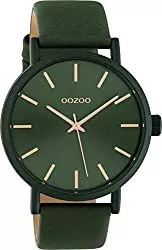 Oozoo Uhren Oozoo Damenuhr mit Lederband 42 MM Colours of Oozoo Unicolor
