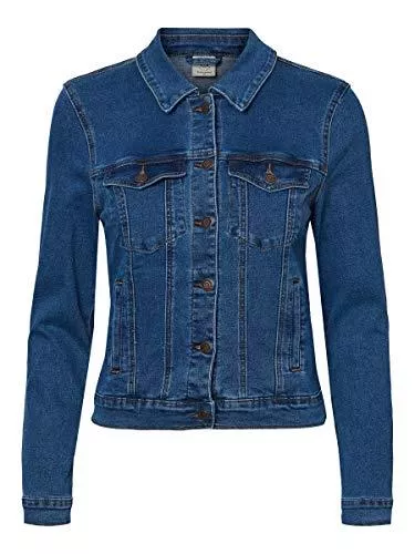 VERO MODA Jacken VERO MODA Damen Vmhot SOYA Ls Denim Jacket Mix Ga Noos Jeansjacke