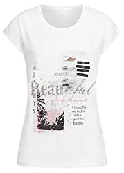 Seventyseven URBAN STREETWEAR T-Shirts Seventyseven Lifestyle Damen T-Shirt mit Motiv-Print rosa