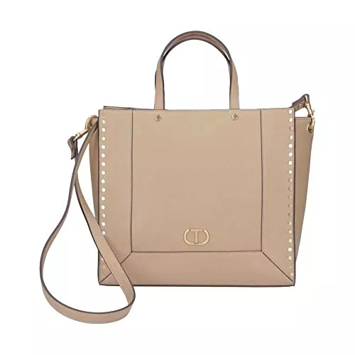 Twinset Milano Taschen & Rucksäcke Twinset Handtasche mit Schultergurt Farbe beige