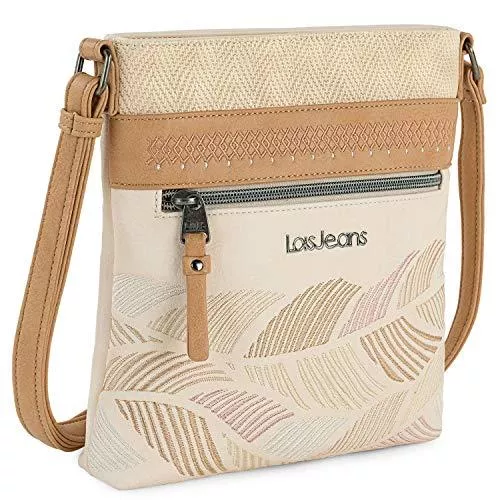 Lois Taschen & Rucksäcke Lois - Handtasche Damen Umhängetasche - Kleine Handtasche Damen mit verstellbarem Riemen - Handtasche Klein Umhängetasche Hergestellt aus hochwertigem Material - Dauerhaft Damen Handtasche Klein, Beig