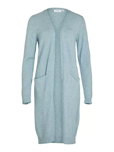 Vila Strickjacken Vila Damen Viril L/S Long Knit Cardigan-noos Strickjacke