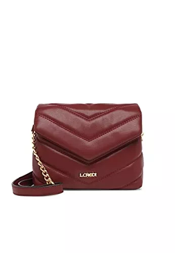 L. CREDI Taschen & Rucksäcke L. CREDI Umhängetasche Hedda mit Gliederkettendetails Damen