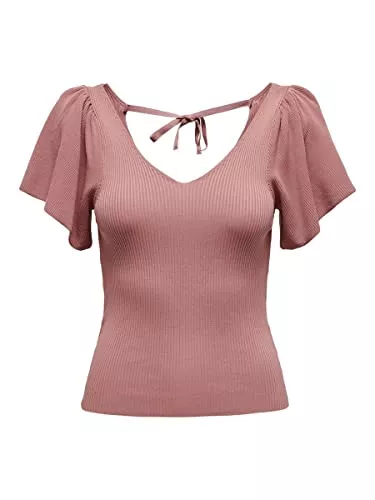 ONLY Kurzarmblusen ONLY Female Oberteil Rückendetail