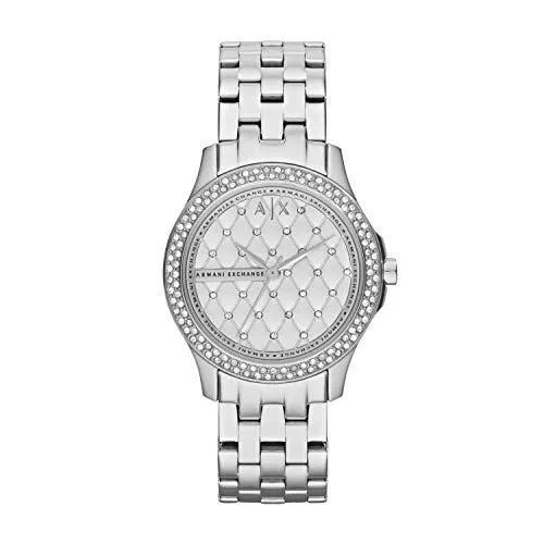 Armani Exchange Uhren Armani Exchange Edelstahl-Damenuhr mit drei Zeigern, 36 mm Gehäusegröße