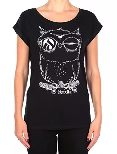 IRIEDAILY T-Shirts IRIEDAILY Damen T-Shirt aus Bio-Baumwolle - Skateowl 2 Tee