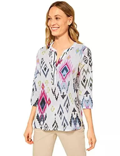 Cecil Langarmblusen Cecil Damen Baumwollbluse