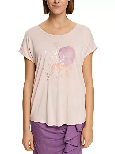 ESPRIT T-Shirts ESPRIT Collection T-Shirt mit Print, LENZING™ ECOVERO™