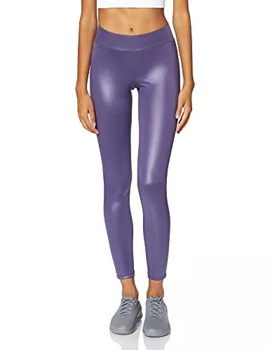 Urban Classics Leggings Urban Classics Damen Hose Ladies Imitation Leather Leggings, Frauen Fitnesshose in glänzender Leder-Optik in 3 Farben, Größen XS - 5XL
