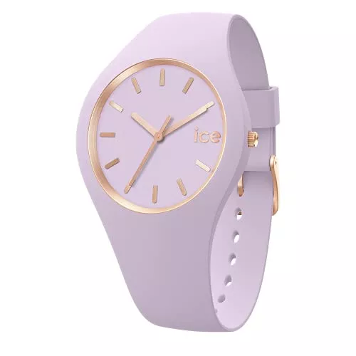 ICE-WATCH Uhren Ice-Watch - ICE glam brushed Lavender - Lila Damenuhr mit Silikonarmband
