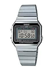 Casio Uhren Casio Collection Damen Digital Uhr A700WE mit Edelstahl Armband