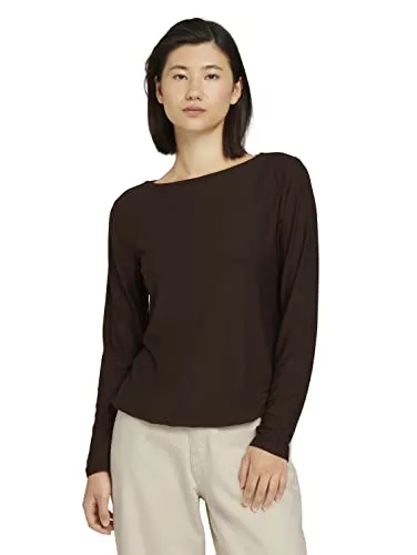 TOM TAILOR Langarmshirts TOM TAILOR Damen Basic Longsleeve