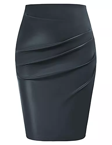 GRACE KARIN Röcke GRACE KARIN Bleistiftrock Damen Knielang Business Rock Pencil Rock CL866