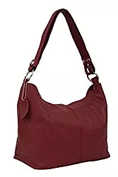 AMBRA Moda Taschen & Rucksäcke AMBRA Moda Damen Leder Handtasche Schultertasche Umhängetasche Hobo bag GL005