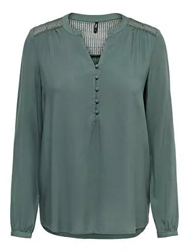 ONLY Langarmblusen ONLY Damen Onleddie Detail L/S Top WVN Noos Hemd