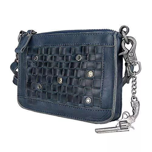 Unbekannt Taschen & Rucksäcke Billy the Kid Nasty Cowboys Charlotte Umhängetasche Leder 17 cm, Nightblue, Einheitsgröße